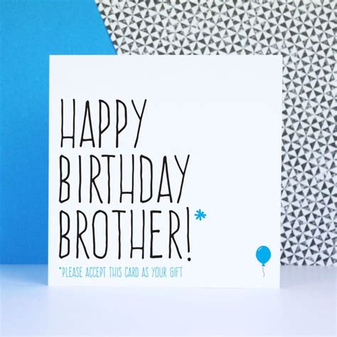 Funny Brother Birthday Card Birthday Card For Brother Happy