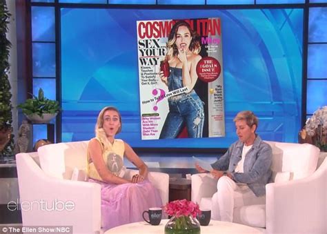 Miley Cyrus Answers Awkward Sex Questions On Ellen Daily Mail Online