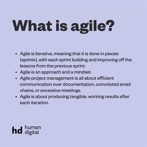 What Does It Mean To Be Agile Human Digital