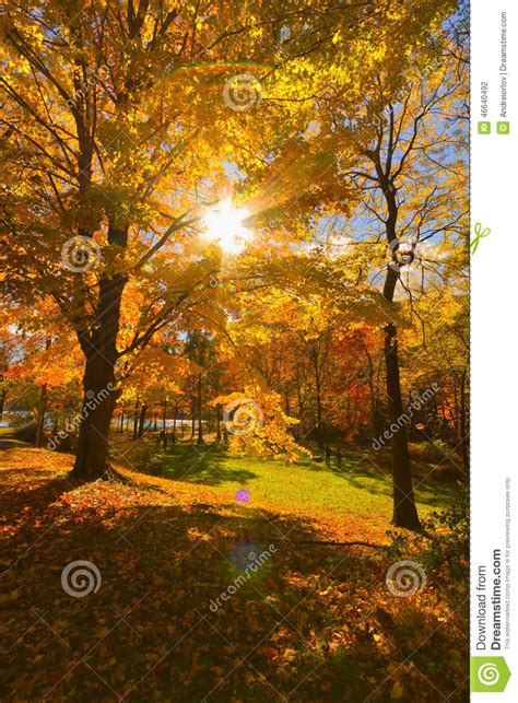 Colorful Fall Scenery Landscapes Stock Photo Image Of
