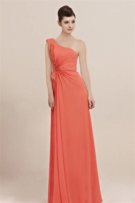 orange grecian prom formal evening gown cx830050