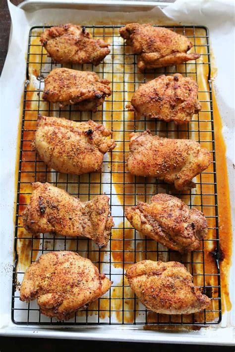 Use a meat thermometer to test for doneness. Oven Baked Lemon Pepper Chicken Thighs | Recipe in 2020 ...