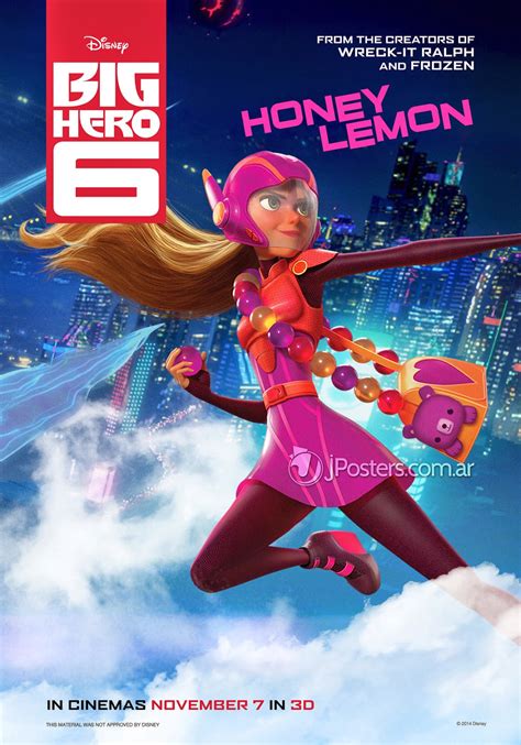 Novedades Disney Posters De Los Protagonistas De Seis Héroes Big Hero 6
