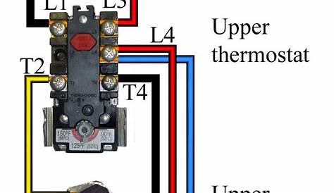 water heater wiring schematic
