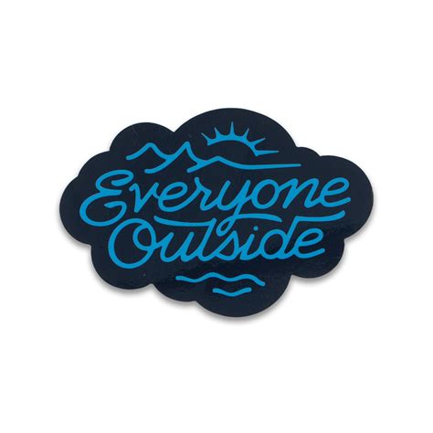 Everyone Outside Sticker The Outbound Collective