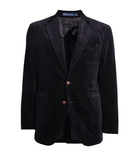 Polo Ralph Lauren Navy Cord Tailored Jacket Harrods Uk