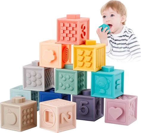 Babyhelen Baby Blocks Soft Building Blocks For 6 12 Months Toddlers