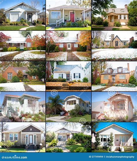 Collage Of Cottage Homes Stock Images Image 27749494