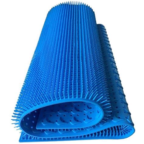 Blue Rubber Pin Mat For Home Thickness 10 Mm At Rs 98piece In