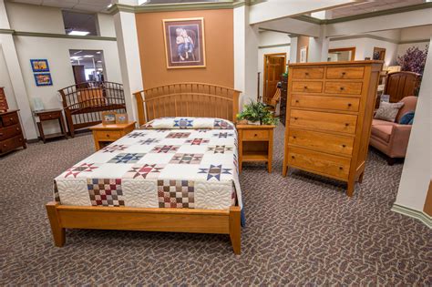 All wood bedrooms, cabinet beds, murphy beds, storage beds, nightstands dressers, chests, and armoires. 4-Piece Rustic Cherry Shaker Bedroom Set - The Amish ...