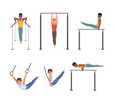 90 Gymnast Parallel Bars Illustrations Royalty Free Vector Graphics