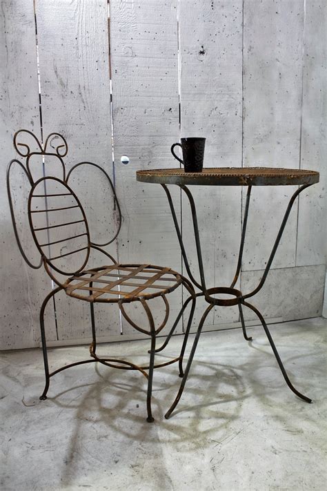 Maybe you would like to learn more about one of these? Wrought Iron Adult Bumble Table and Chair Set Metal Patio ...