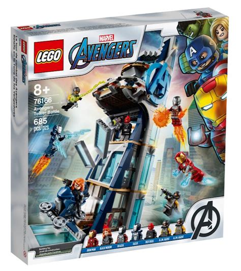 Newnib Set ⇒ Lego 76166 Marvel Avengers Tower Battle From Rakesh