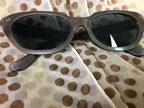 vintage celluloid willson cat eye sunglasses 1950s etsy