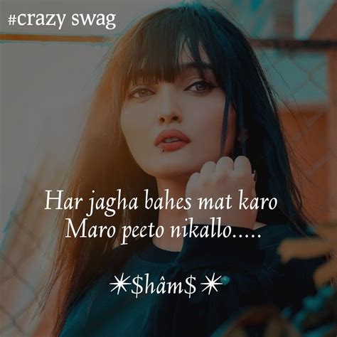 Crazy Swag Girls Attitude Quotes Attitude Thoughts Attitude Quotes For