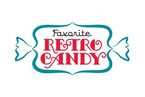 Favorite Retro Candy Logo Design Jellyflea Creative