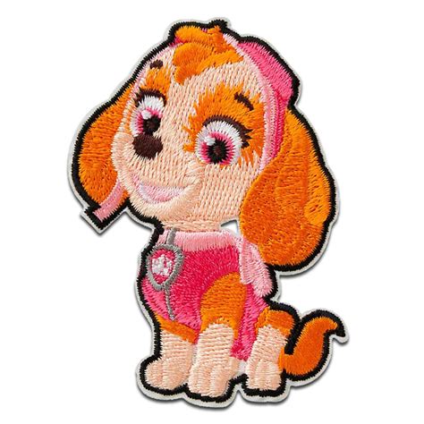 Paw Patrol © Skye Iron On Patches Adhesive Emblem Stickers Etsy