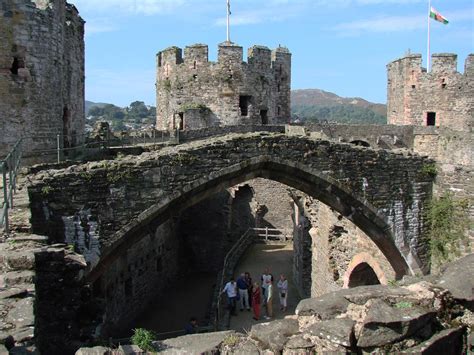 Roof Arch Conwy Castle Conwy Beautiful England Photos