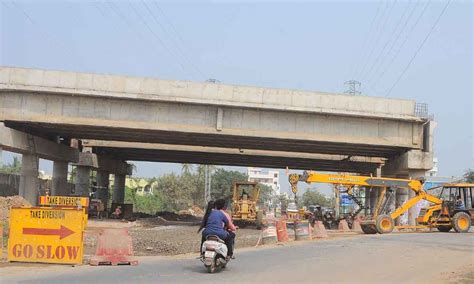Vijayawada West Bypass Works On Fast Track