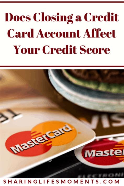 I have one credit card that i use as my main card most of the time. Does Closing a Credit Card Account Affect Your Credit Score - Sharing Life's Moments