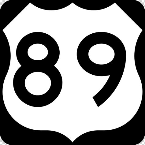 Us Route 89 In Utah Interstate 40 Highway Road Road Text