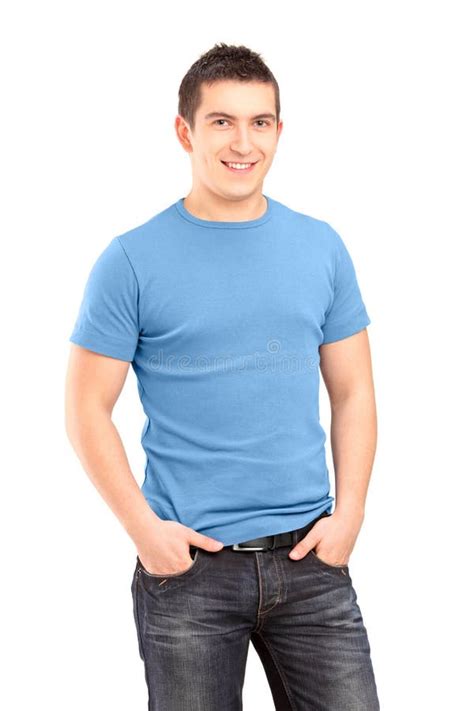 Young Casual Man With Hands In His Pockets Stock Photo Image Of