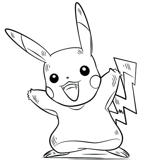 Coloriage Pikachu Gratuit Ã Imprimer Settingloc