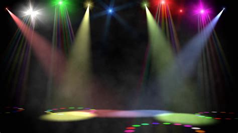 Swirling Colored Stage Spotlights Stock Motion Graphics Sbv 300018299