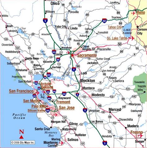Sacramento California Mapa Mapa De Sacramento California