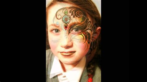 Face Painting Step By Step Henna Inspired Design Sophia Leadill
