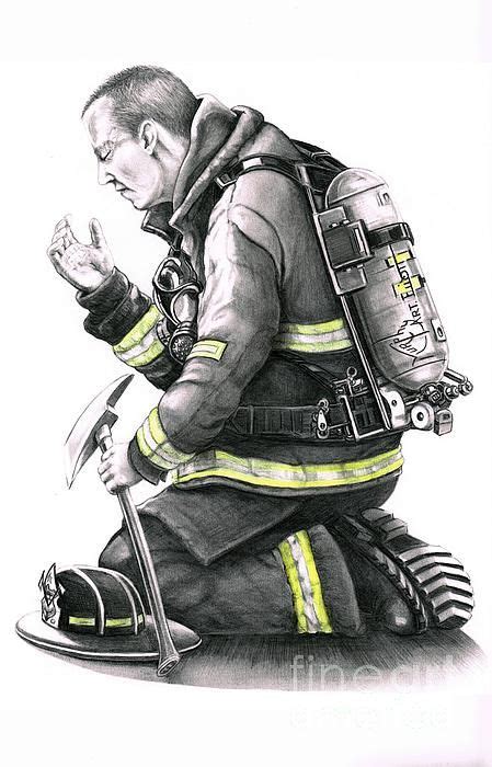 Firefighter Firefighter Drawing Firefighter Firefighter Paramedic