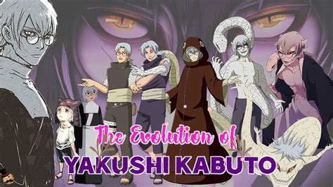 Naruto Characters Kabuto Yakushis Evolution Youtube