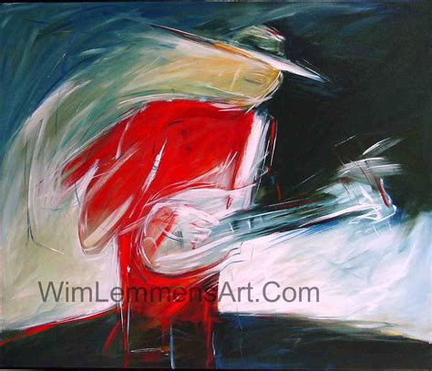 Modern Abstract Art And The Rock Guitarist