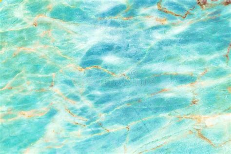 Ocean Blue Marble Marble Patterned Texture Background Detailed Genuine
