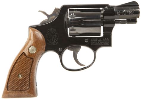 Deactivated Smith And Wesson Model 12 2 Snub Nose Revolver Modern