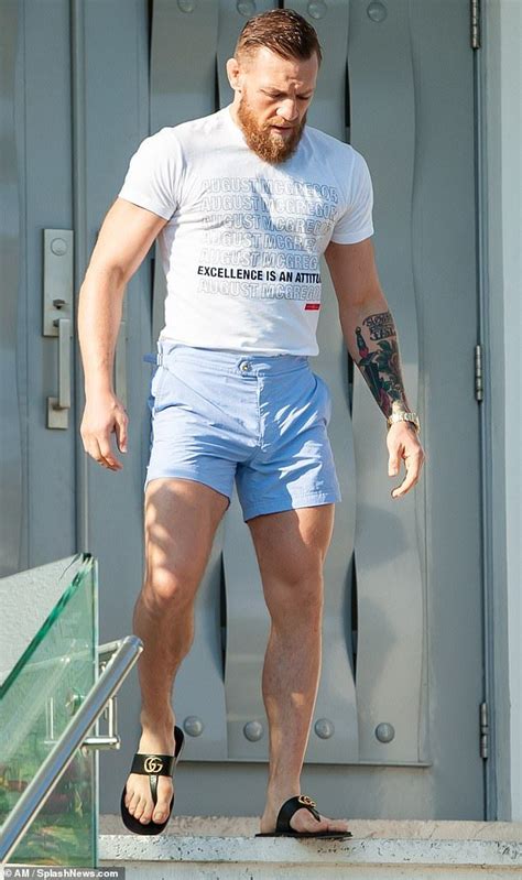 UFC Star Conor McGregor Is Spotted Leaving His Miami Beach Villa Mens