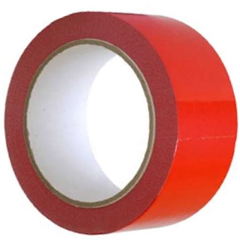 Coloured Pp Box Sealing Tape 48mmx66m Red Macro Packaging