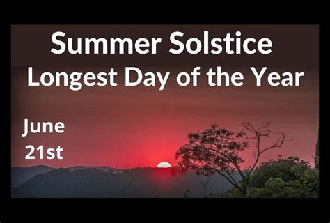 The Summer Solstice Day 21st Of June My Jyotish