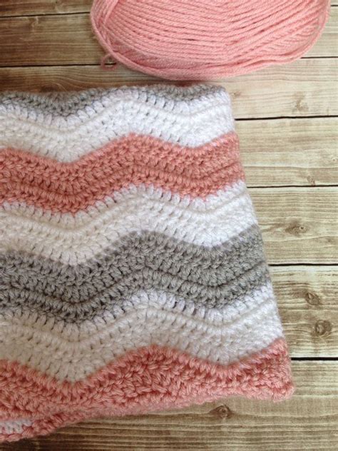Daisy Cottage Designs Ripple Baby Blanket Crochet Pattern Etsy