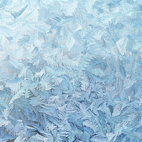 Ice Crystals On Glass Stock Photo Dissolve