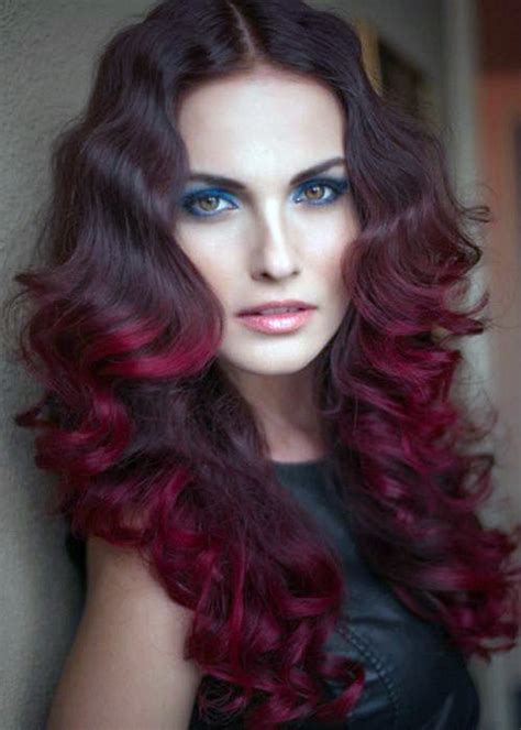 Red Violet Hair Color Ideas