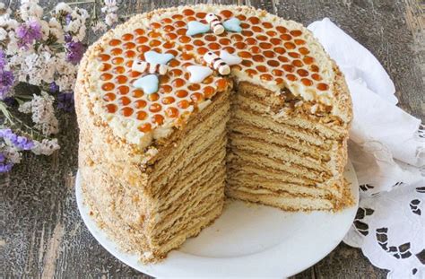 8 layer honey cake medovik recipe honey cake honey cake recipe dessert recipes