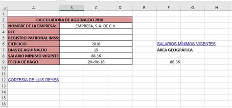 Aguinaldo 2020 Archivo Excel Gratuito Para Calculo Automático