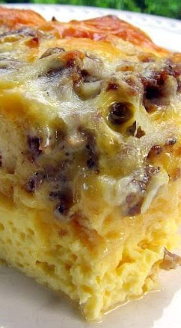 To make ahead, you can assemble the egg bake up to 2 hours before baking; BUBBLE UP BREAKFAST CASSEROLE | Recipe | Breakfast brunch ...