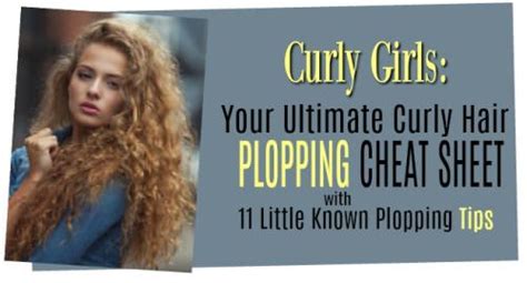 Your Ultimate Curly Hair Plopping Cheat Sheet