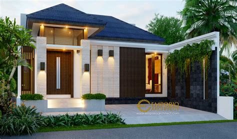 Denah rumah modern sederhana dan minimaliss 3 kamar. Desain Rumah Villa Bali 1 Lantai Bapak Bagus di Bekasi ...