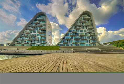 Wallpaper Arsitektur Modern Denmark Harbourfront Hdr Gedung