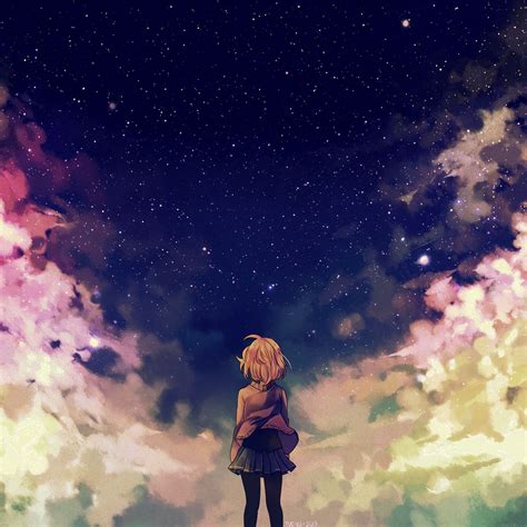 Anime Girl Galaxy Wallpapers Top Free Anime Girl Galaxy Backgrounds