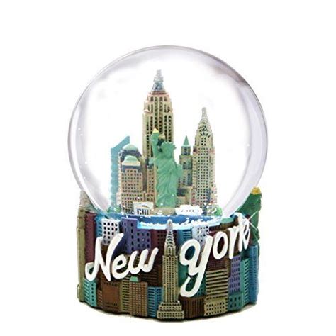 Skyline New York City Snow Globe Souvenir Figurine 80mm From Nyc Snow