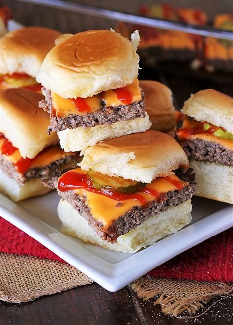 Easy Cheeseburger Sliders The Kitchen Is My Playground